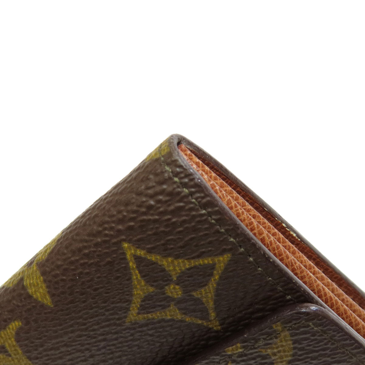 LOUIS VUITTON Long Wallet Purse M61723 Monogram canvas Brown Portefeuille Credit