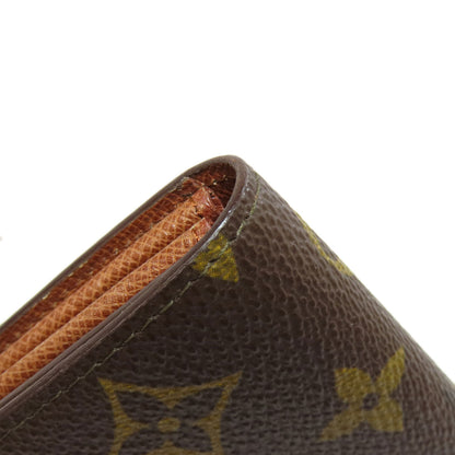 LOUIS VUITTON Long Wallet Purse M61723 Monogram canvas Brown Portefeuille Credit
