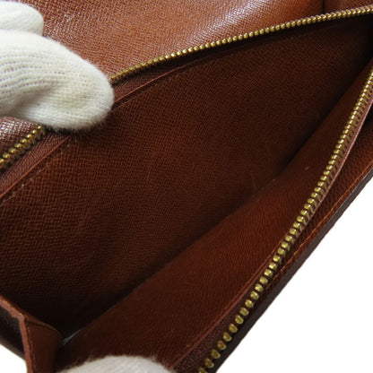 LOUIS VUITTON Long Wallet Purse M61723 Monogram canvas Brown Portefeuille Credit