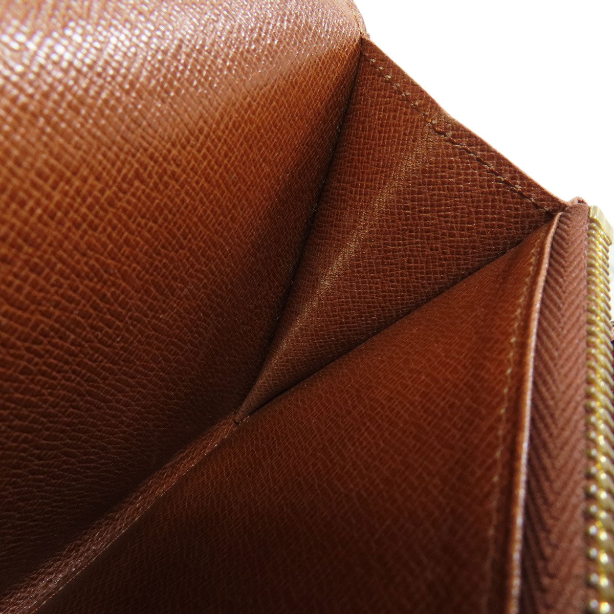 LOUIS VUITTON Long Wallet Purse M61723 Monogram canvas Brown Portefeuille Credit