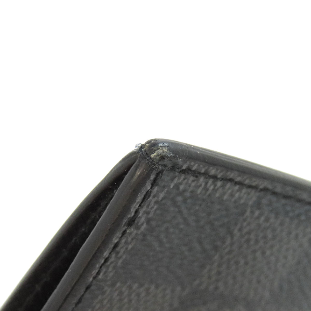 LOUIS VUITTON Coin case N64038 Damier canvas black Coin card holder