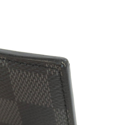 LOUIS VUITTON Coin case N64038 Damier canvas black Coin card holder