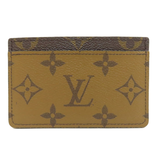 LOUIS VUITTON Card Case M69161 Monogram reverse Brown Porto cult · Simple