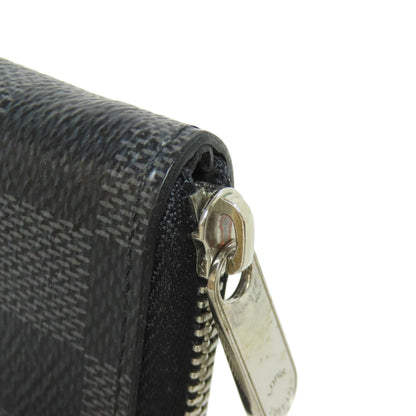 LOUIS VUITTON Coin case N63076 Damier canvas black Zippy coin purse