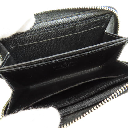 LOUIS VUITTON Coin case N63076 Damier canvas black Zippy coin purse