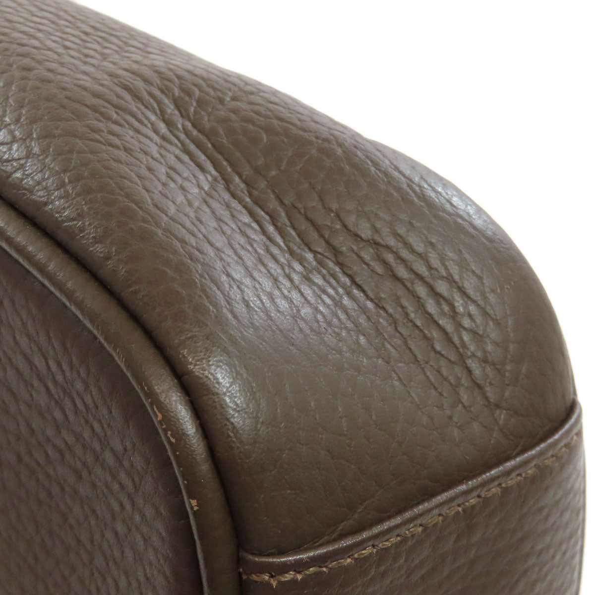 BURBERRY Shoulder Bag leather Brown logo