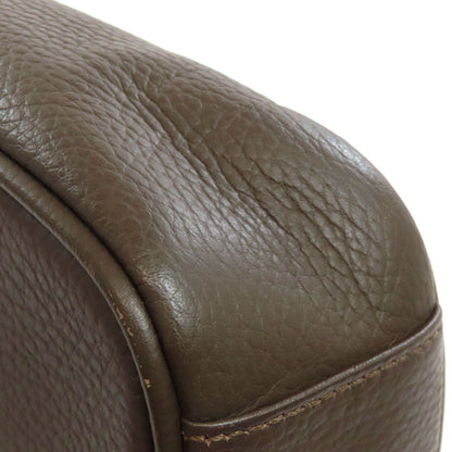BURBERRY Shoulder Bag leather Brown logo
