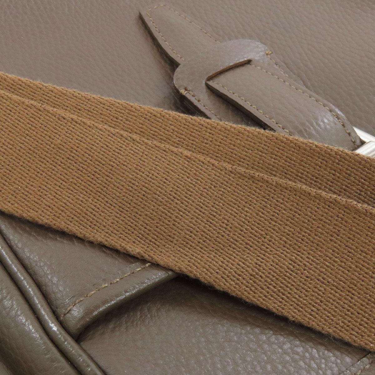 BURBERRY Shoulder Bag leather Brown logo