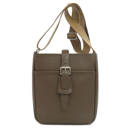 BURBERRY Shoulder Bag leather Brown logo