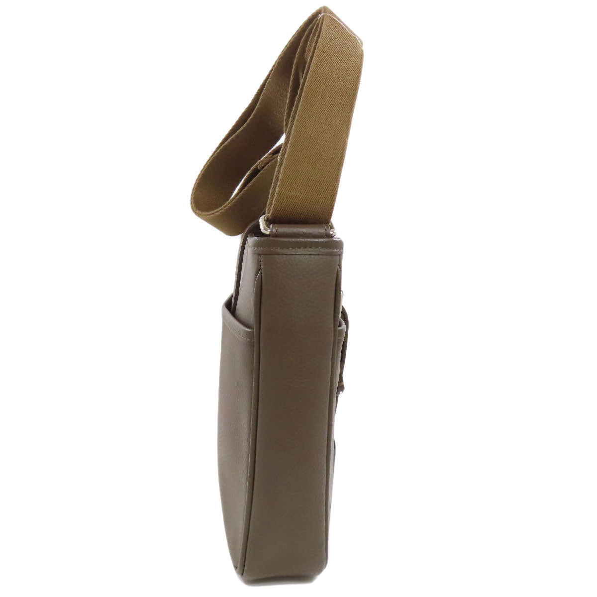 BURBERRY Shoulder Bag leather Brown logo