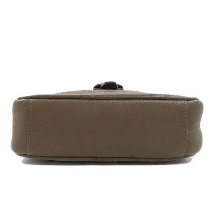 BURBERRY Shoulder Bag leather Brown logo