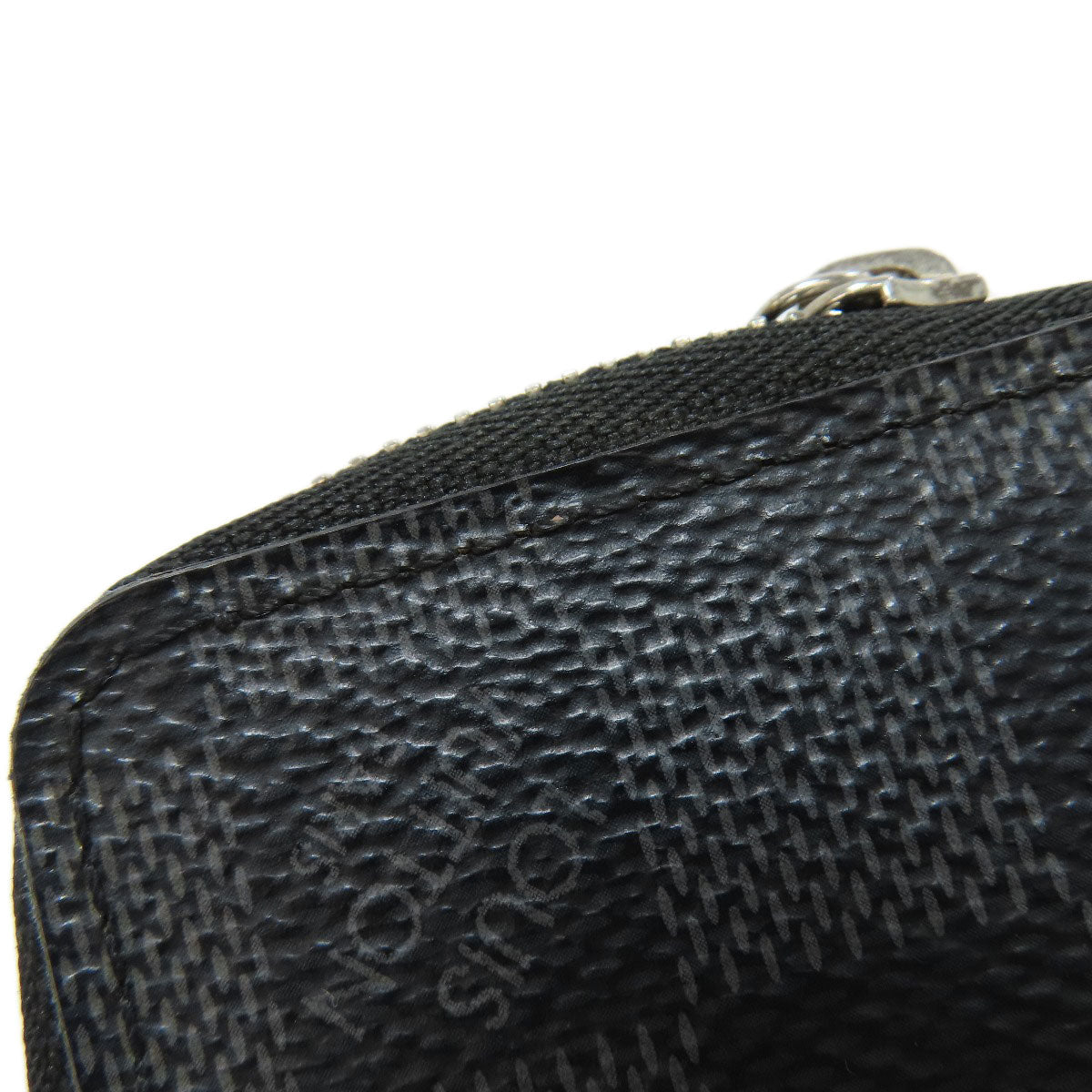 LOUIS VUITTON Coin case N63076 Damier canvas gray Zippy coin purse