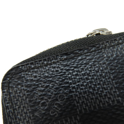 LOUIS VUITTON Coin case N63076 Damier canvas gray Zippy coin purse
