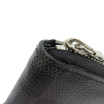 LOUIS VUITTON Coin case N63076 Damier canvas gray Zippy coin purse
