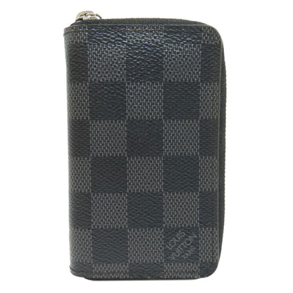 LOUIS VUITTON Coin case N63076 Damier canvas gray Zippy coin purse