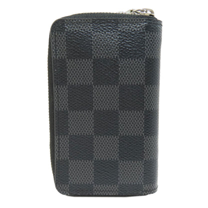 LOUIS VUITTON Coin case N63076 Damier canvas gray Zippy coin purse