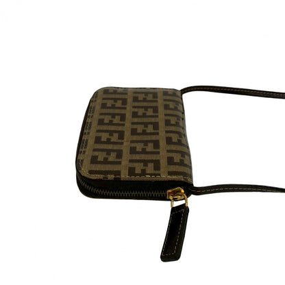 FENDI Coin case PVC Brown
