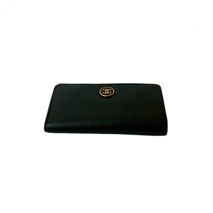 CHANEL Key case Key holder leather black