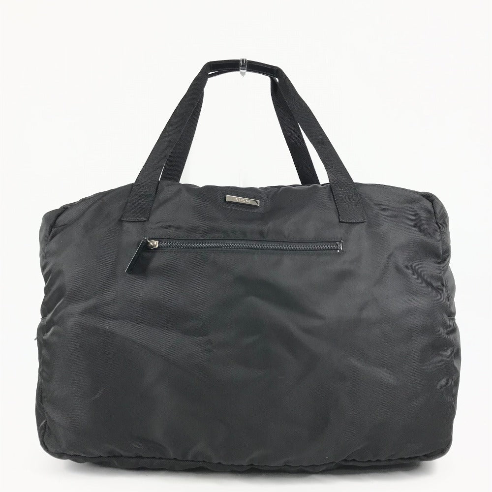 GUCCI Boston Duffel bag 012・0389 Nylon black logo