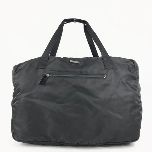 GUCCI Boston Duffel bag 012・0389 Nylon black logo