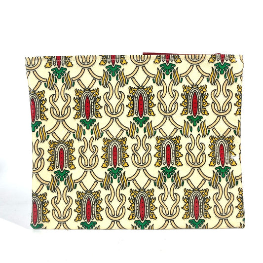 GUCCI Clutch bag Coated canvas Red Garden