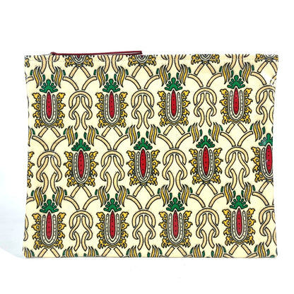 GUCCI Clutch bag Coated canvas Red Garden