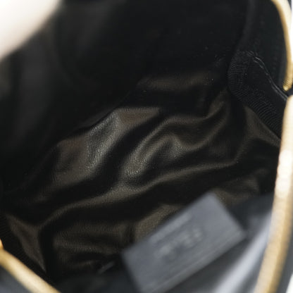 FENDI Pouch 8N0179 Nylon black makeup pouch