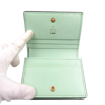 GUCCI Bifold Wallet 701009 leather Emerald Bananya