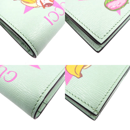 GUCCI Bifold Wallet 701009 leather Emerald Bananya