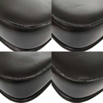 GUCCI Handbag 000 46 0210 leather black Lady Rock Vintage Women Used Authentic