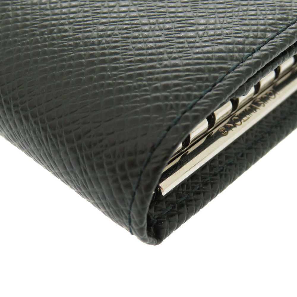 LOUIS VUITTON Key case Key holder  M30534 Taiga Leather Deep green Taiga Multicles6 mens Used Authentic