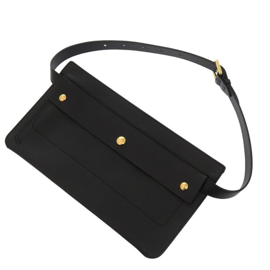 BURBERRY Waist bag leather black