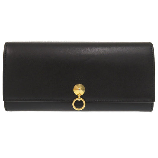 FENDI Long Wallet Purse 8M2051 leather black By The Way Continental