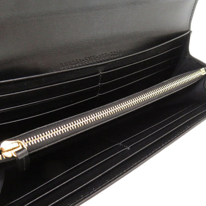 FENDI Long Wallet Purse 8M2051 leather black By The Way Continental
