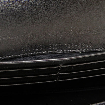 FENDI Long Wallet Purse 8M2051 leather black By The Way Continental
