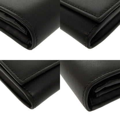 FENDI Long Wallet Purse 8M2051 leather black By The Way Continental