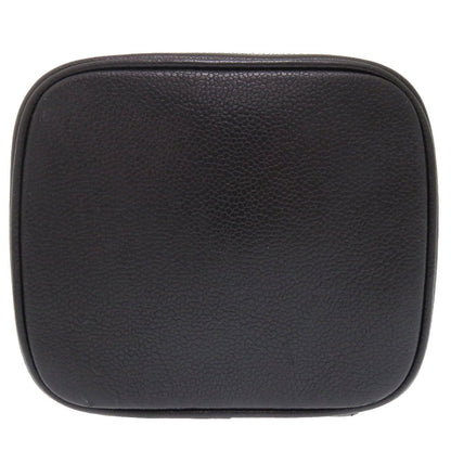 CHANEL Handbag Caviar skin black COCO Mark Vertical vanity bag Women Used Authentic