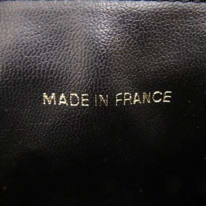 CHANEL Handbag Caviar skin black COCO Mark Vertical vanity bag Women Used Authentic