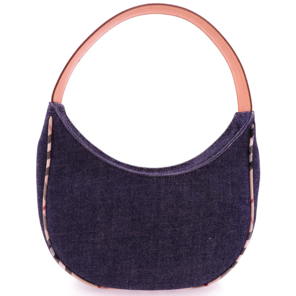 BURBERRY Shoulder Bag denim Navy Nova Check