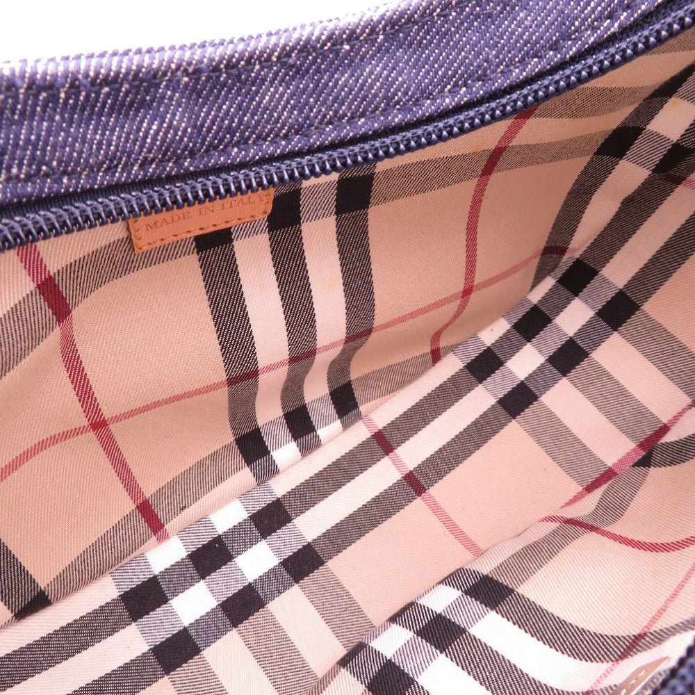 BURBERRY Shoulder Bag denim Navy Nova Check