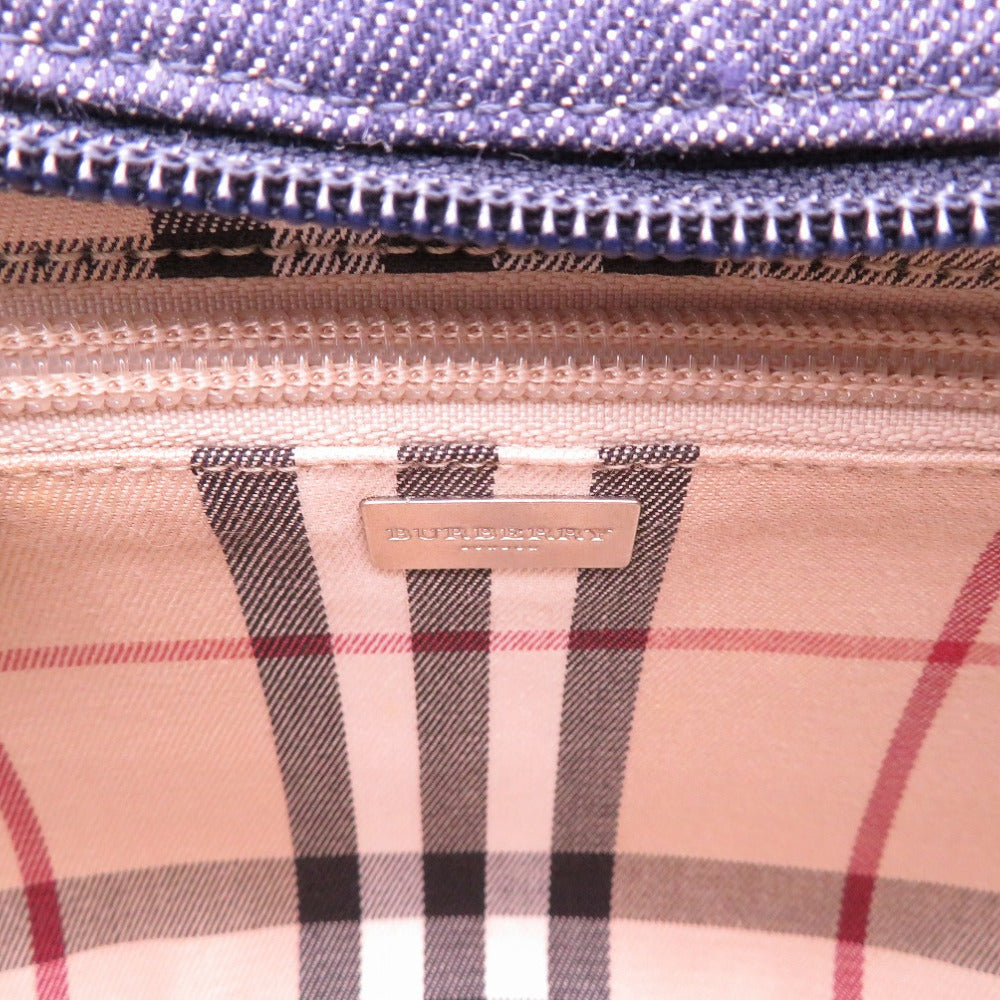 BURBERRY Shoulder Bag denim Navy Nova Check