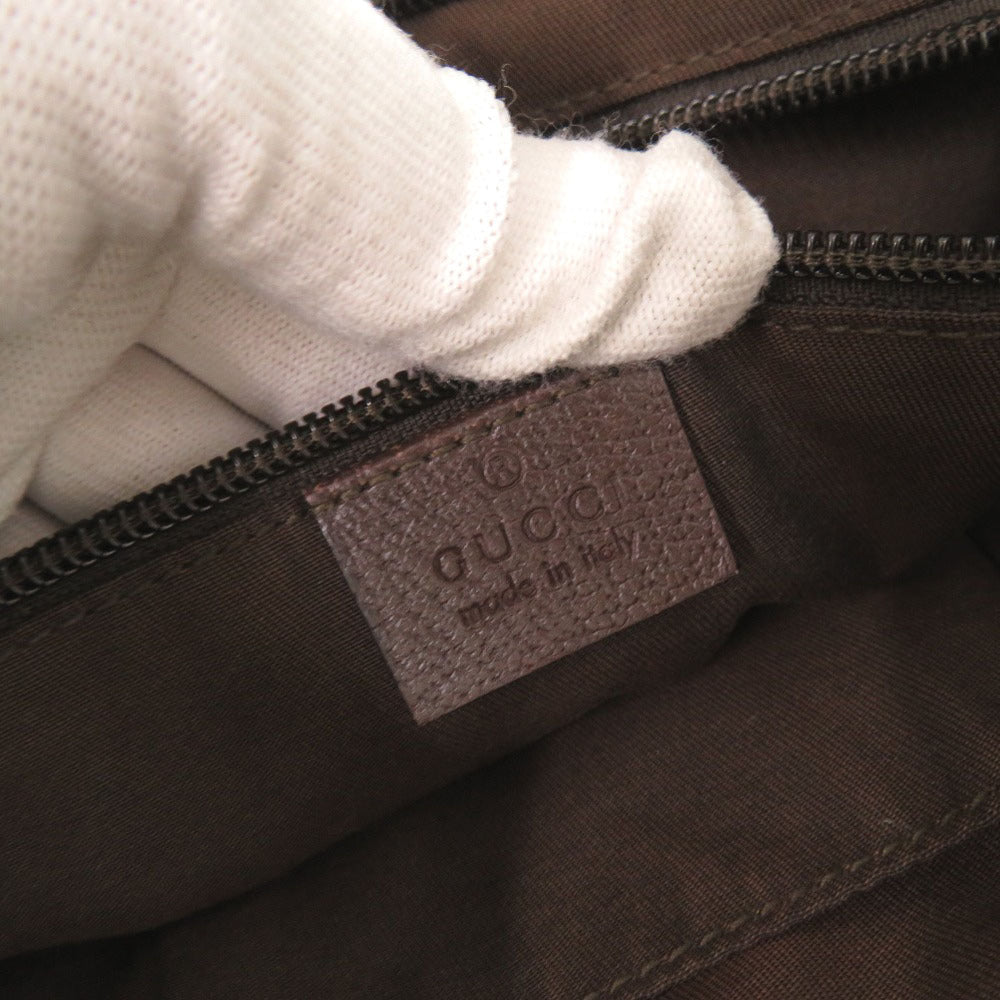 GUCCI Shoulder Bag 256100 GG canvas, leather beige