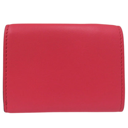 FENDI Tri-fold wallet 8M0395 leather pink Baguette Micro