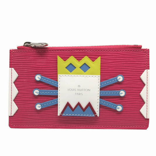LOUIS VUITTON Coin case M60788 Epi Leather pink Epi Pochette Cle Tribal Mask