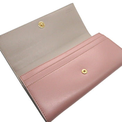FENDI Long Wallet Purse 8M0251 leather pink By the way