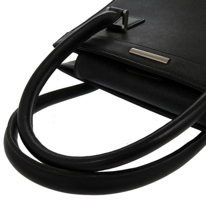 BURBERRY Handbag leather black Nova Check