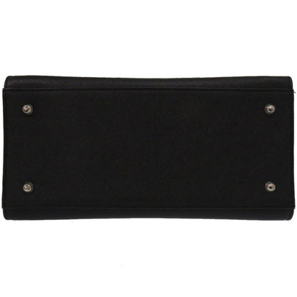 BURBERRY Handbag leather black Nova Check