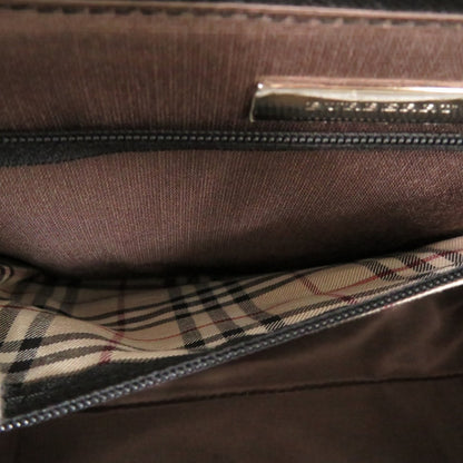 BURBERRY Handbag leather black Nova Check