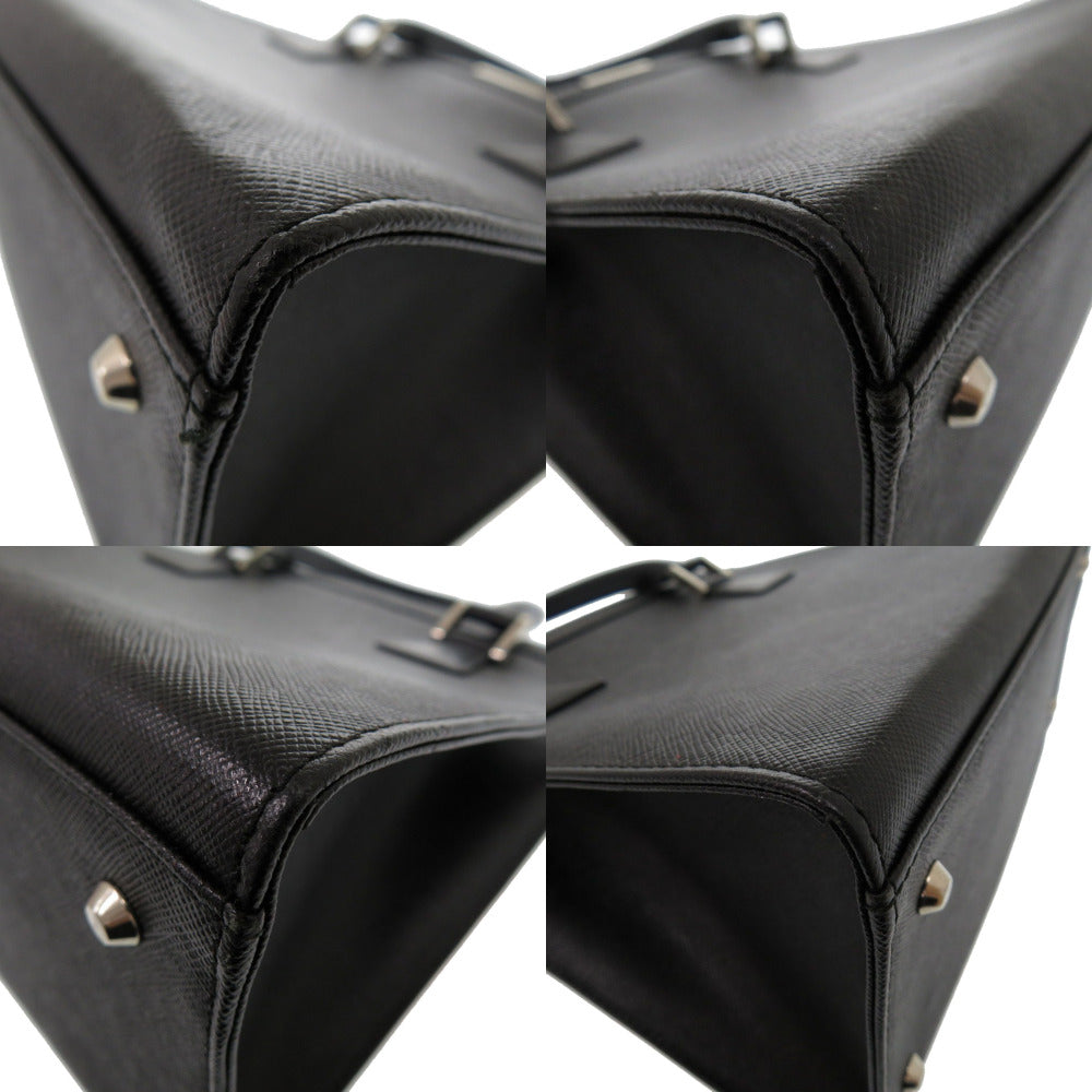 BURBERRY Handbag leather black Nova Check