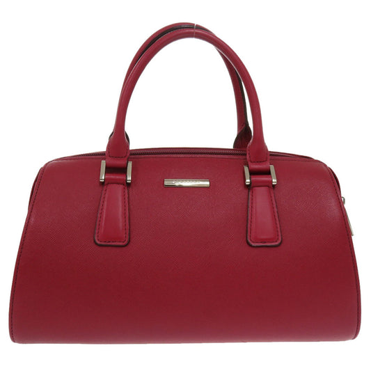 BURBERRY Handbag leather Red Nova Check